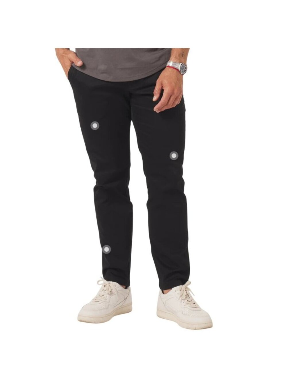 Perk Men's Slim Fit Chino Pants Dark Charcoal Size 38 x 32 R$129 NWOT
